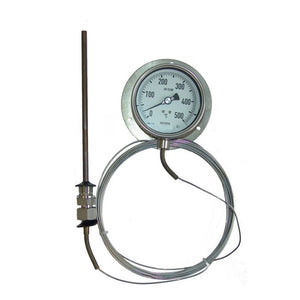 Gas actuated Thermometer